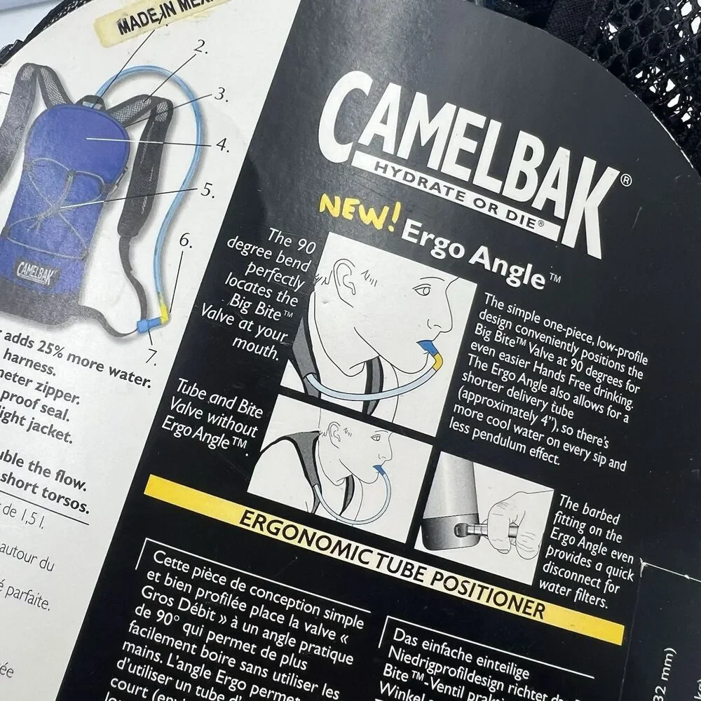 Camelbak Hydrobak Hydration Backpack 1.5L 50 OZ Charcoal Black Navy Blue NEW!!!